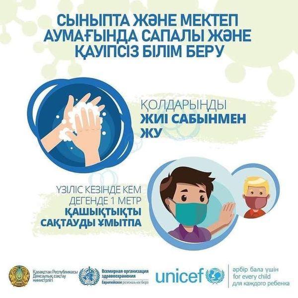 Сыныпта және мектеп аумағында қауіпсіз сапалы білім беру